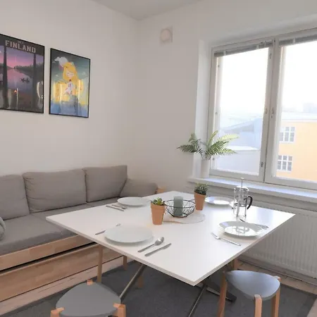 Central Stylish Scandic Self Contained Studio Helsinki